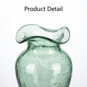 french style blue glass vase luxury floral