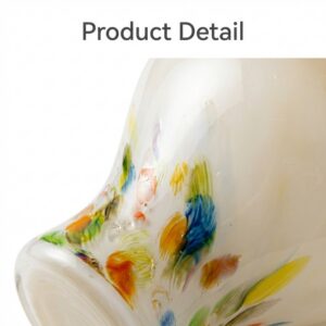 simple luxurious style glass flower vase