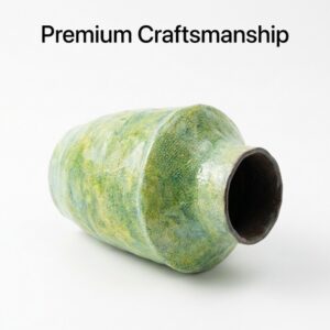 french retro oil painting style pastoral ceramic vase