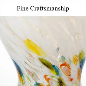 simple luxurious style glass flower vase