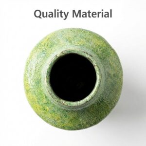 french retro oil painting style pastoral ceramic vase